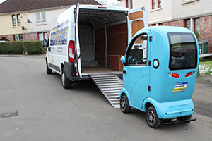 mobility solutions Cabin Car on van